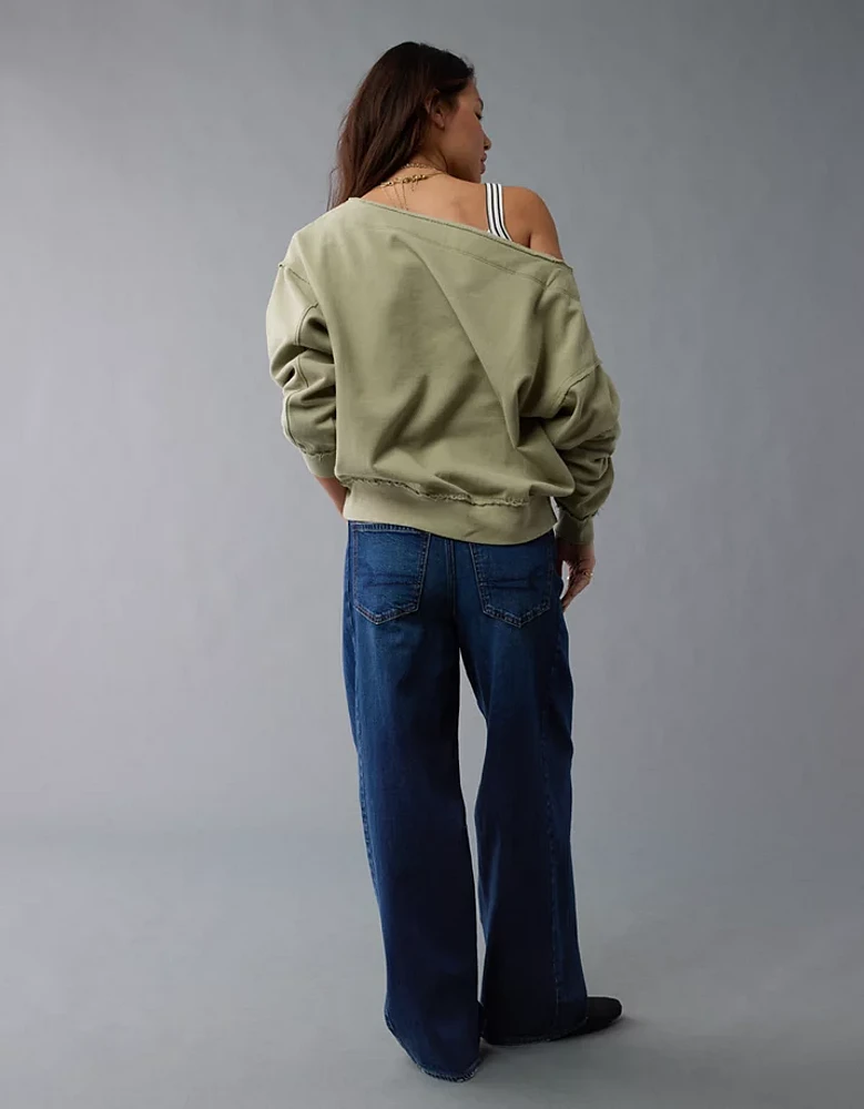 AE Off The Shoulder Sweatshirt
