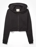 AE Cropped Zip-Up Hoodie