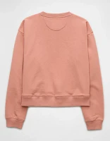 AE Cropped Crew Neck Pullover Sweatshirt