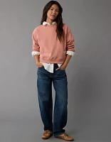 AE Cropped Crew Neck Pullover Sweatshirt