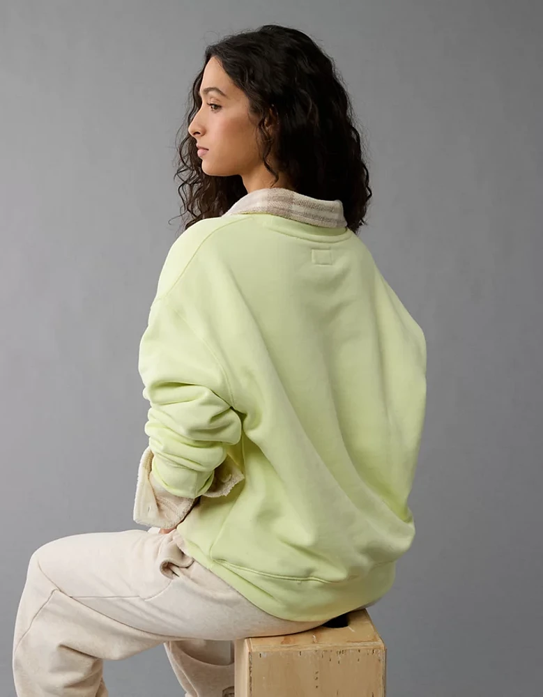 AE Everyday Luxe Crew Neck Sweatshirt