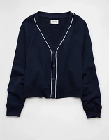 Cardigan en molleton décontracté AE