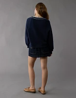 Cardigan en molleton décontracté AE