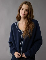 Cardigan en molleton décontracté AE