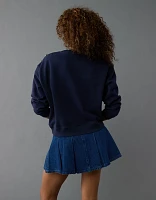 AE Button Shoulder Sweatshirt