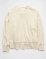 AE Big Hug Graphic Crew Neck Sweatshirt