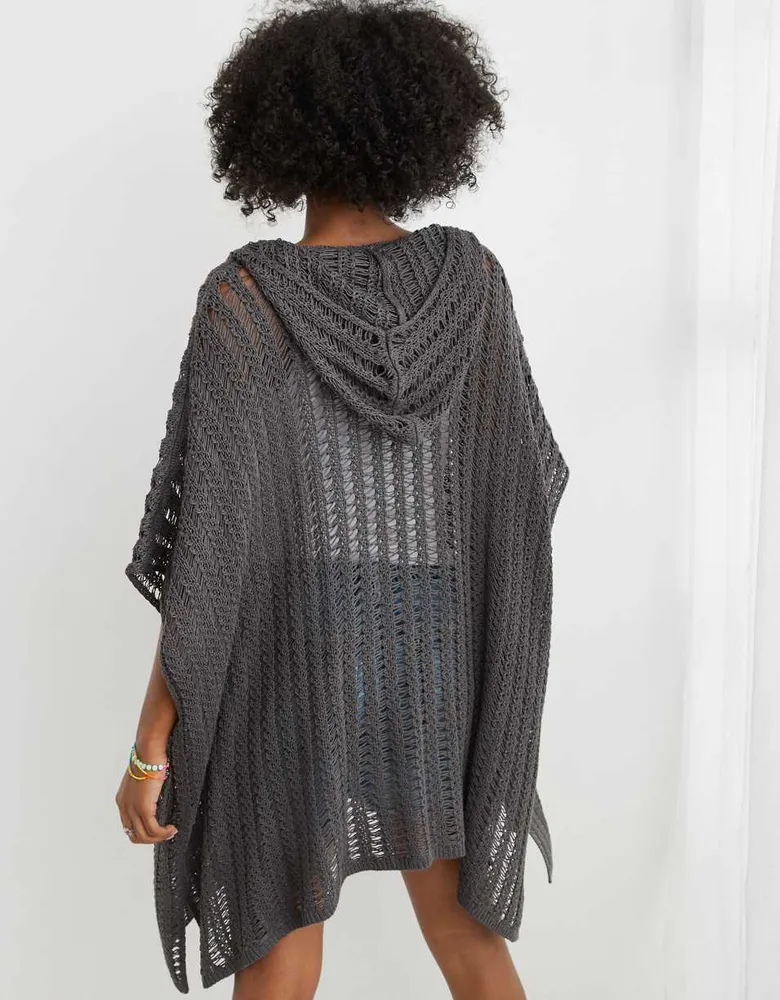 Aerie Hooded Sweater Cape