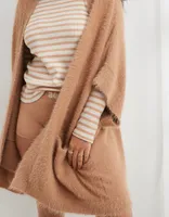 Aerie Fuzzy Sweater Cape