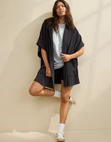 Hooded Fleece Cape