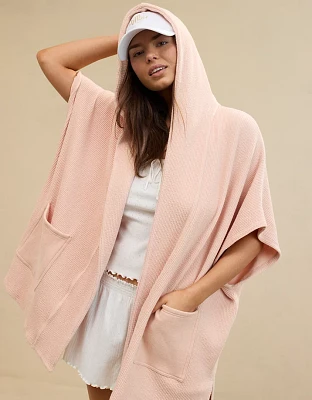 Hooded Fleece Cape