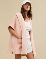 Hooded Fleece Cape