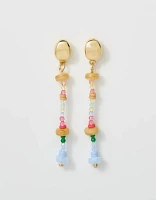 Aerie Multi Bead Dangle Earrings