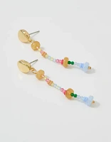 Aerie Multi Bead Dangle Earrings