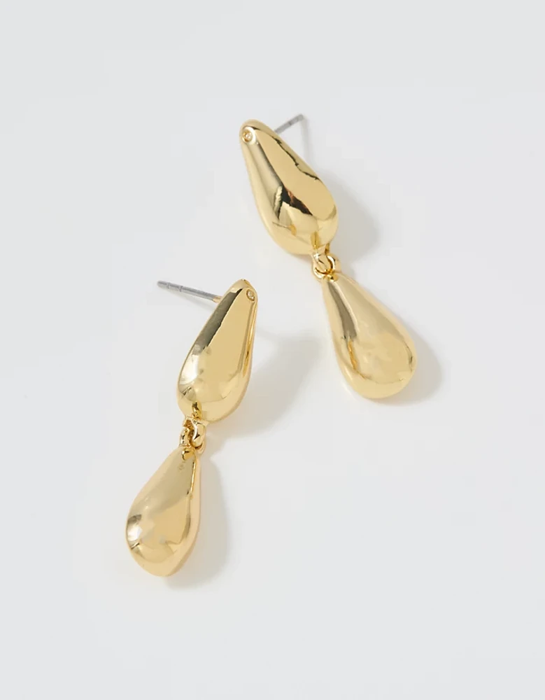 Aerie Double Teardrop Earrings