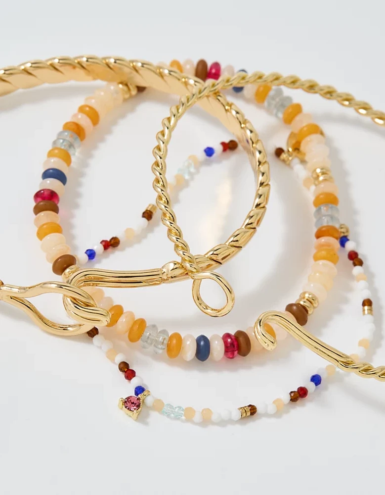 Aerie Bead And Chain Bracelet Pack