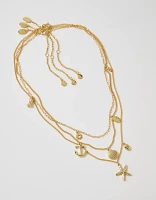 Aerie Ocean Charm Layered Necklace