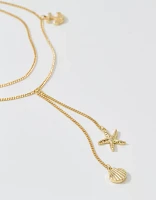 Aerie Ocean Charm Layered Belly Chain