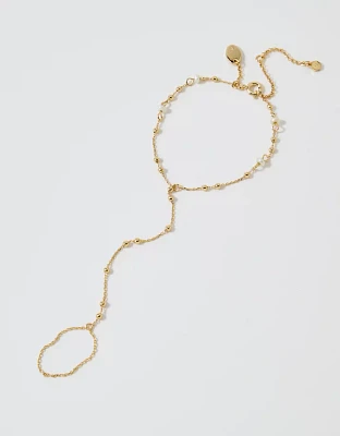 Aerie Dainty Gold Hand Chain