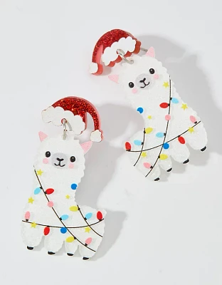 Aerie Alpaca Santa Hat Earrings