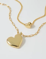 Aerie Bubble Heart Necklace