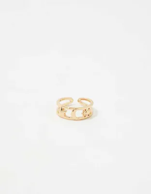 Aerie Star Moon Sun Ring