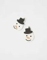 Aerie Snowman Earrings