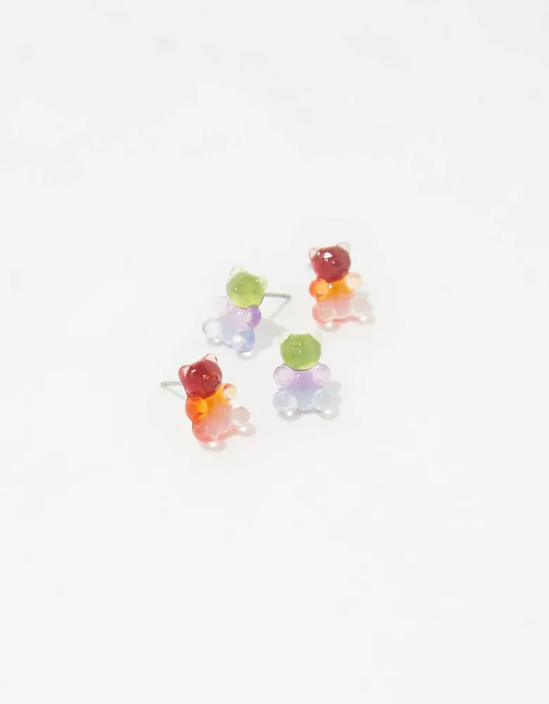 Aerie Ombre resin Gummybear Earrings