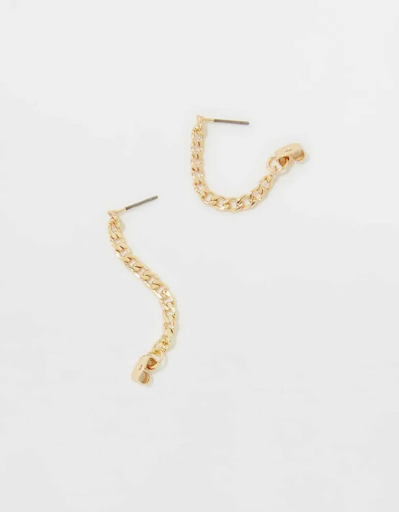 Aerie Chain Stud Earrings