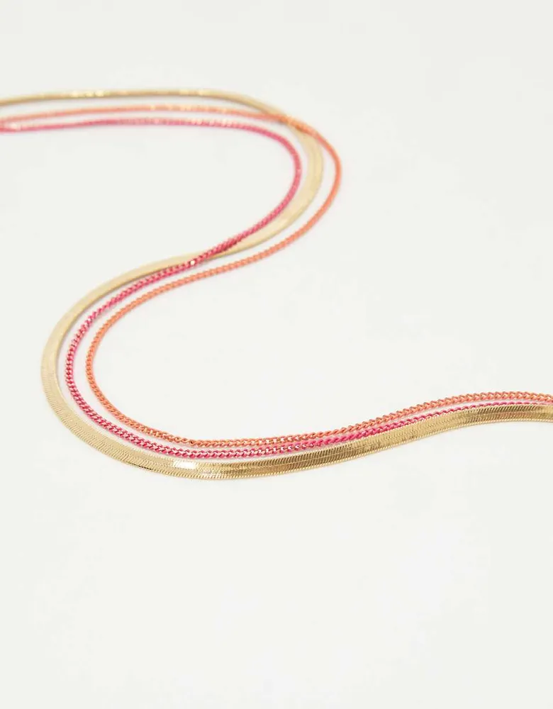 Aerie Colored Chain Necklace Pack