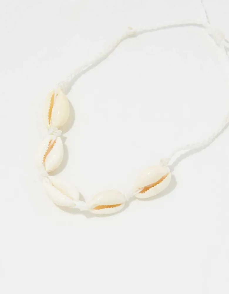 Pura Vida Knotted Cowrie Anklet