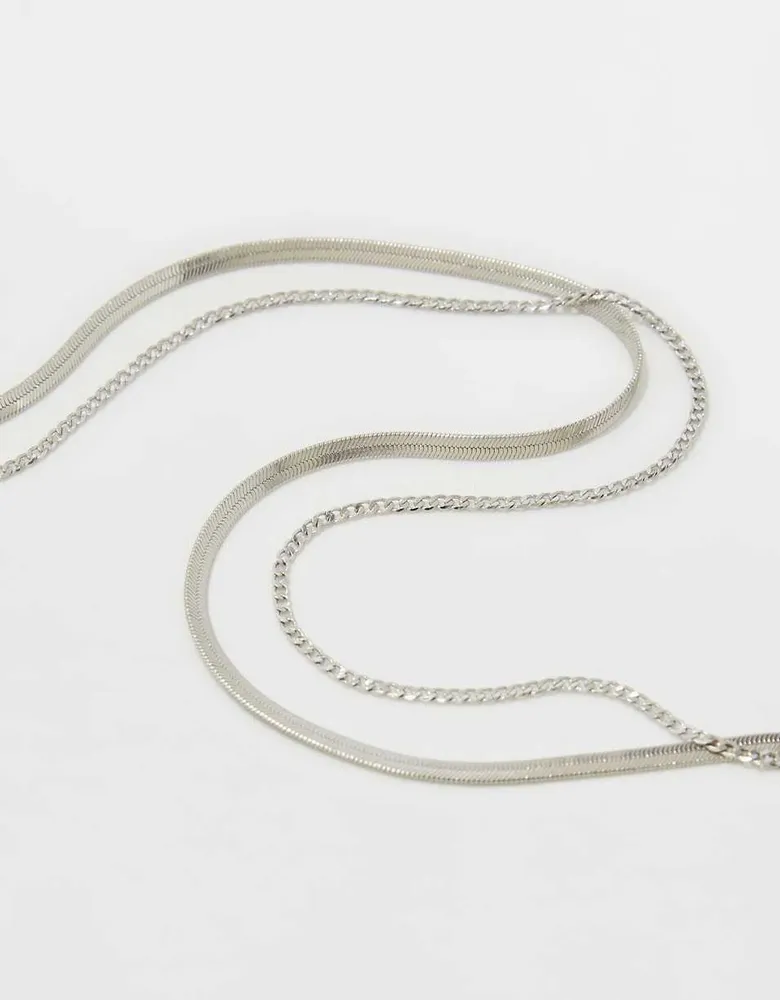 Aerie Snake Rope Chain Necklace