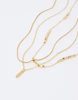 Aerie Square Bead Necklace Pack