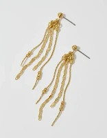 Aerie Shimmer Bead Drop Earrings