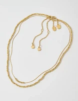 Aerie Shimmer Bead Necklace 2-Pack