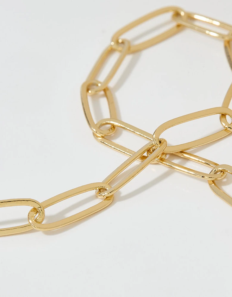 Aerie Chunky Paperclip Necklace