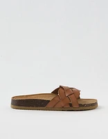 Aerie Braided Strap Cork Sandal