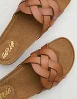 Aerie Braided Strap Cork Sandal