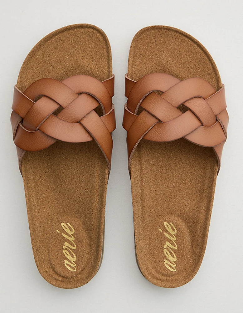 Aerie Braided Strap Cork Sandal