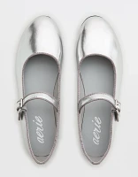 Aerie Shine Buckle Flats