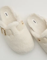 Aerie Sherpa Buckle Slides