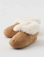 Aerie Foldover Cuff Slipper Booties