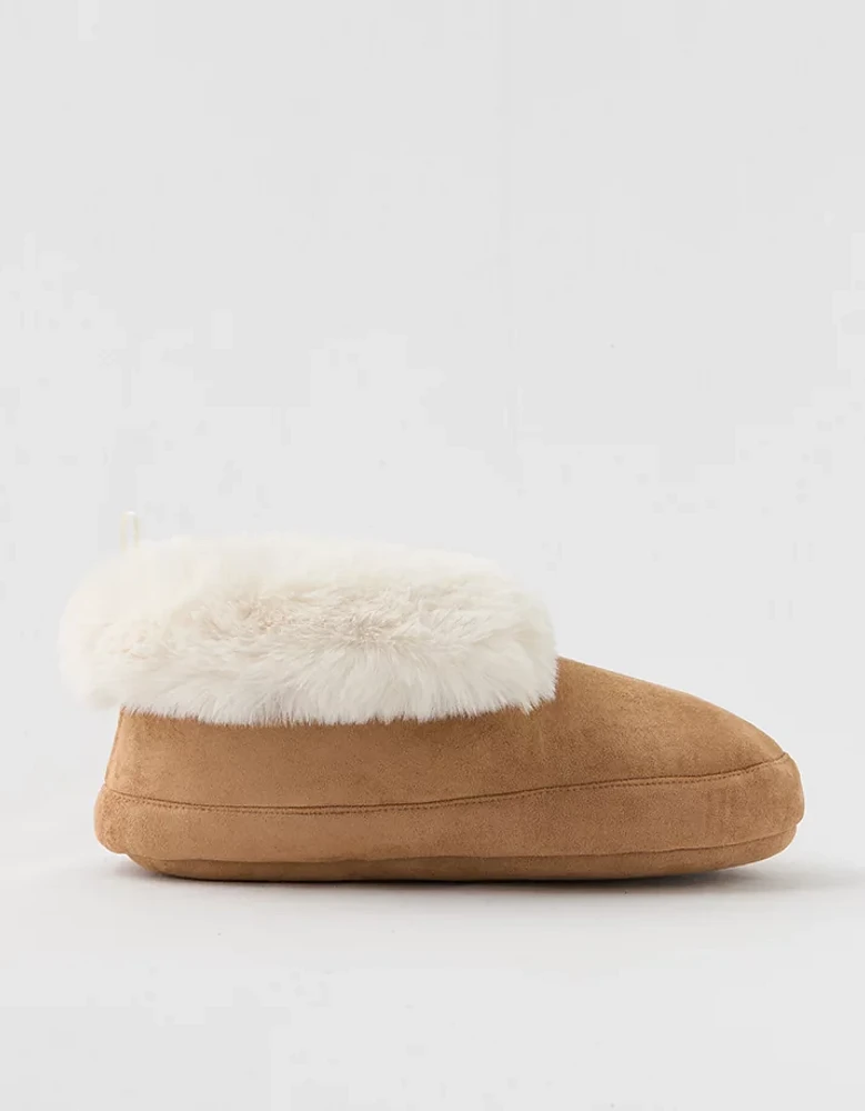 Aerie Foldover Cuff Slipper Booties