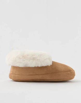 Aerie Foldover Cuff Slipper Booties