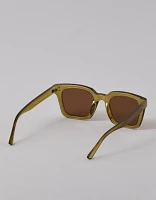 AEO Square Thick Frame Sunglasses