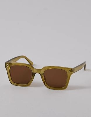 AEO Square Thick Frame Sunglasses