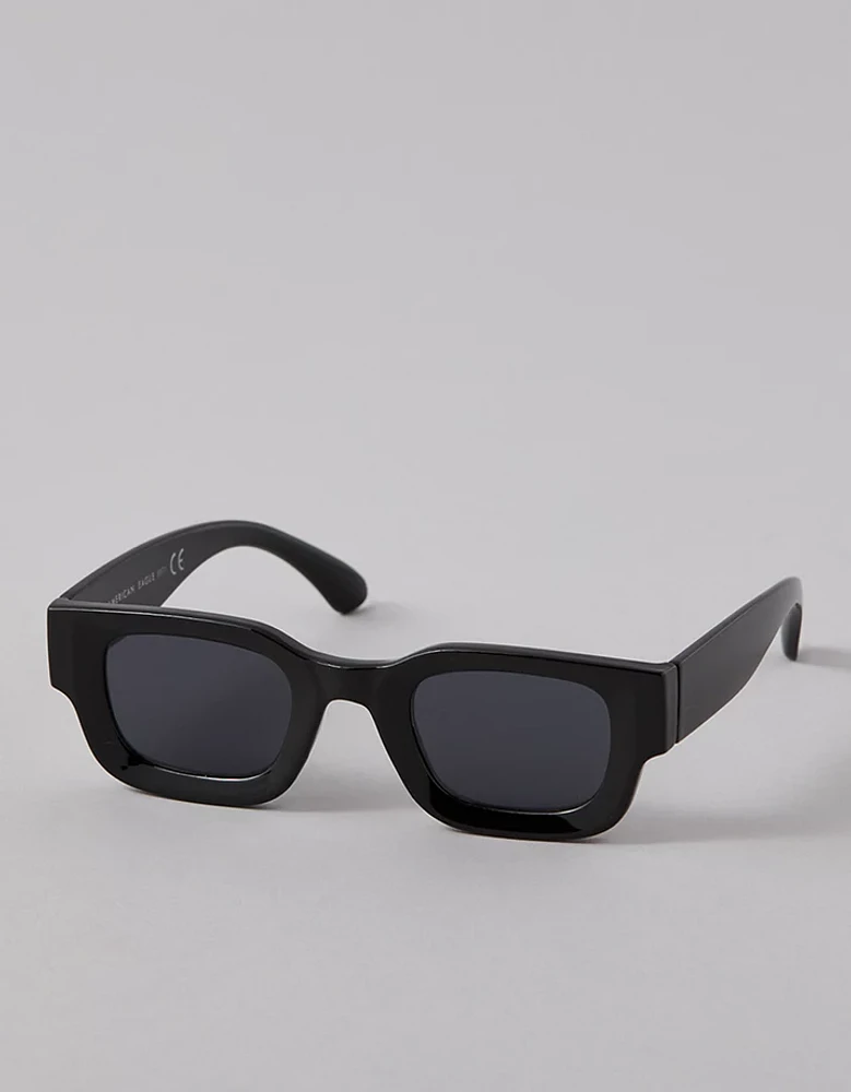 AEO Rectangular Thick Frame Sunglasses