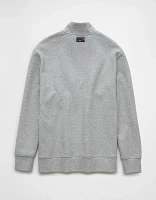 AE 24/7 Textured Fleece Quarter-Zip Sweatshirt