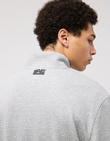 AE 24/7 Textured Fleece Quarter-Zip Sweatshirt