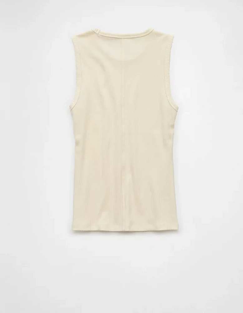 AE Plush High Neck Tank Top