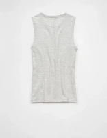 AE Plush High Neck Tank Top